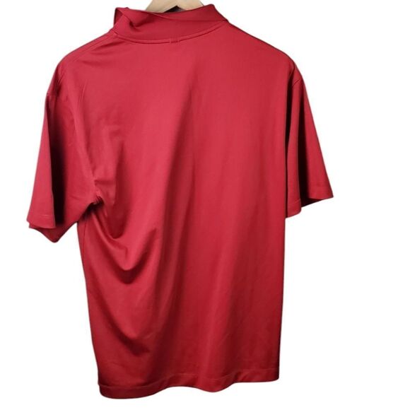 Nike Brick Red Golf Polo Shirt - Picture 2 of 6